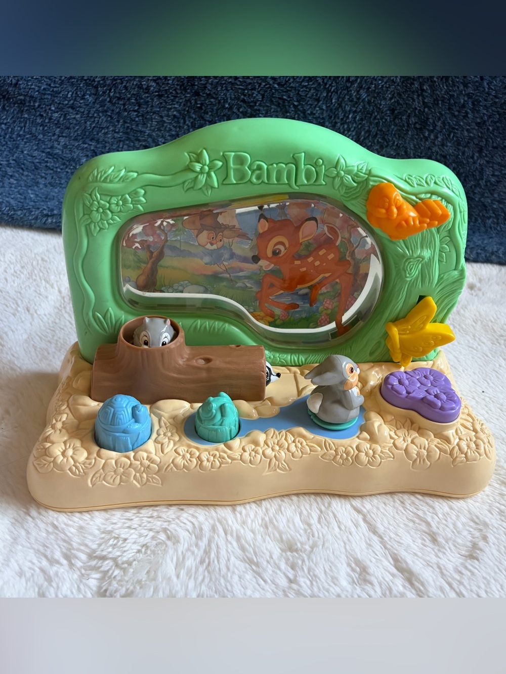 Vintage 1993 Mattel Bambi activity Play Center.